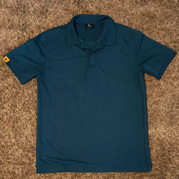 Men's Blue Polo Shirt - Picture 1 of 4